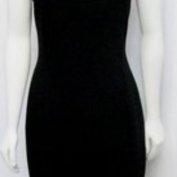 Michael Kors Evening Collection Black Halter Dress NEW 10 Medium Sequins - Picture 4 of 8
